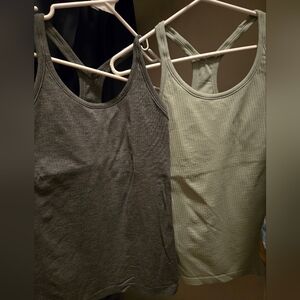 Lot Of 2 NWOT lululemon Ebb to Street Green Tank Top